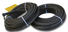Self-regulating roof heating cable