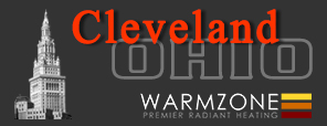 Radiant Heat logo for Cleveland, OH.